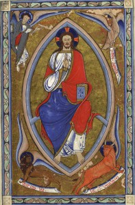 Christ in Glory, Hunterian Psalter, England c. 1170
