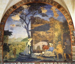 Nativity, Alessio Baldovinetti, 1462