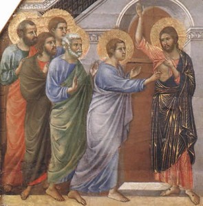 Doubting Thomas, Duccio di Buoninsegna, 1311