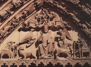 Christ in Majesty (from La Portada del Sarmental), Burgos Cathedral, Spain, c. 1235