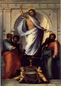 Christ with the Four Evangelists, Fra Bartolomeo 1516