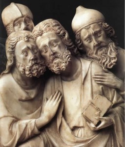 Taking of Christ (detail) Unknown Master, 1325 (Museum Mayer van den Bergh, Antwerp)