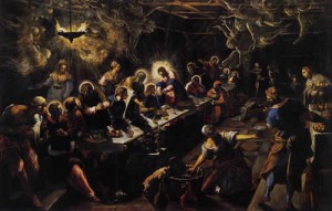 The Last Supper,Tintoretto, 1594