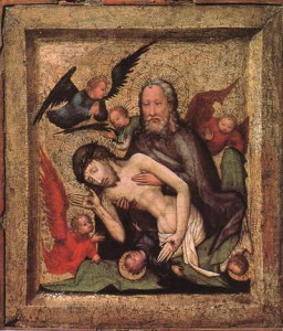 The Holy Trinity, Master of the Votive Picture of Sankt Lambrech (Hans von Tübingen), Vienna, 1430