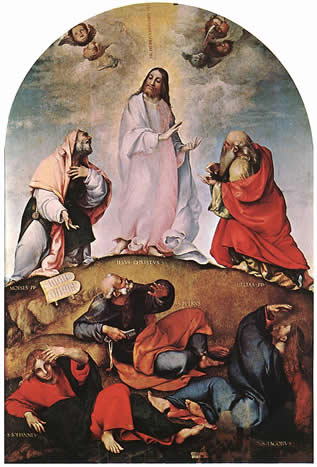 Transfiguration, Lorenzo Lotto, 1512
