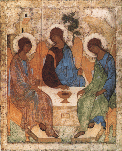 The Holy Trinity, Andrei Rublev, 1411
