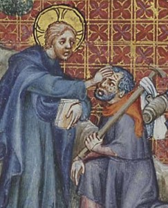 Christ Heals a Leper, Comestor's 'Bible Historiale', France, 1372