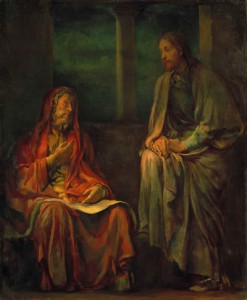 Visit of Nicodemus to Christ, John La Farge, 1880